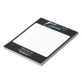 Black Pressure Power Washing Professional Clean Notitieblok (Linkerzijde)