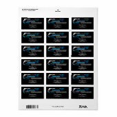 Black Pressure Wash Power Cleaning Service Etiket (Full Sheet)