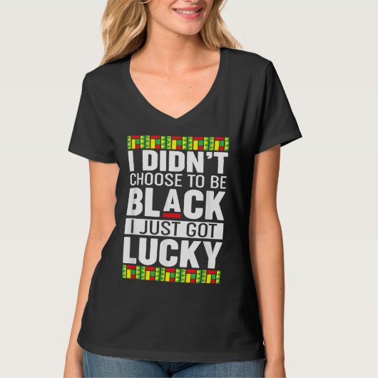 Black Pride  Black History Month T-shirt (Voorkant)