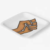 black pride eerste eenheid geschiedenis eenheid Af Papieren Bordje (Gebogen)