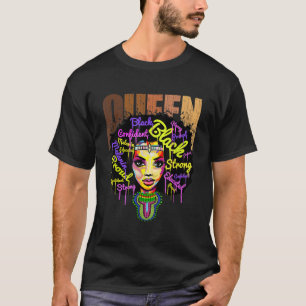 Black Pride History Maand African American Afro Qu T-shirt
