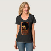 Black Pride History Month Apparel African American T-shirt (Voorkant volledig)