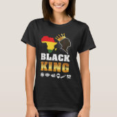 Black Pride King Definition  African Plus Size Gra T-shirt (Voorkant)