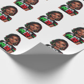 Black Pride Lady Cadeaupapier (Hoek)