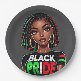 Black Pride Lady Papieren Bordje