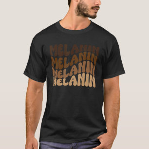 Black Pride Melanin Shirt voor vrouwelijke Mannen 