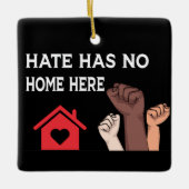 Black Pride Power, Racial Equality Social Justice Keramisch Ornament (Voorkant)