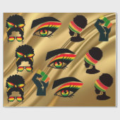 Black Pride Wrapping Paper Cadeaupapier (Vlak)