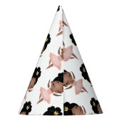 Black Princess Ballerina Feesthoedjes (Achterkant)