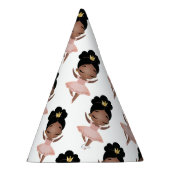 Black Princess Ballerina Feesthoedjes (Rechts)