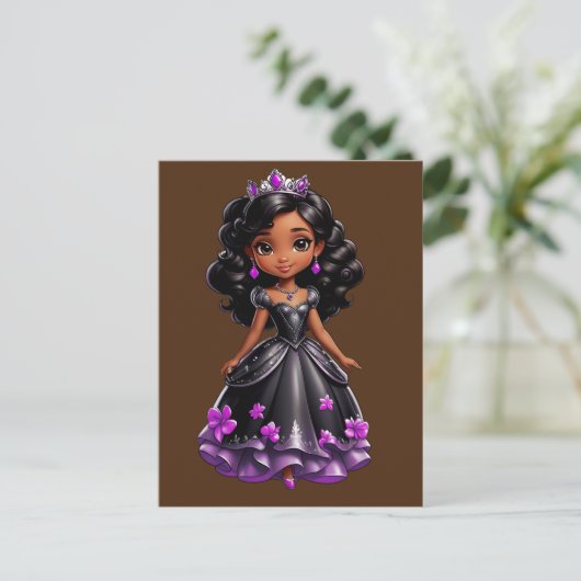 Black Princess Briefkaart (Staand voorkant)