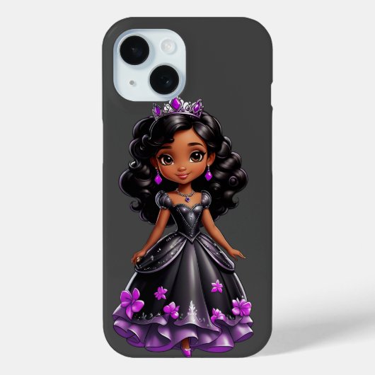 Black Princess Case-Mate iPhone Case (Achterkant)