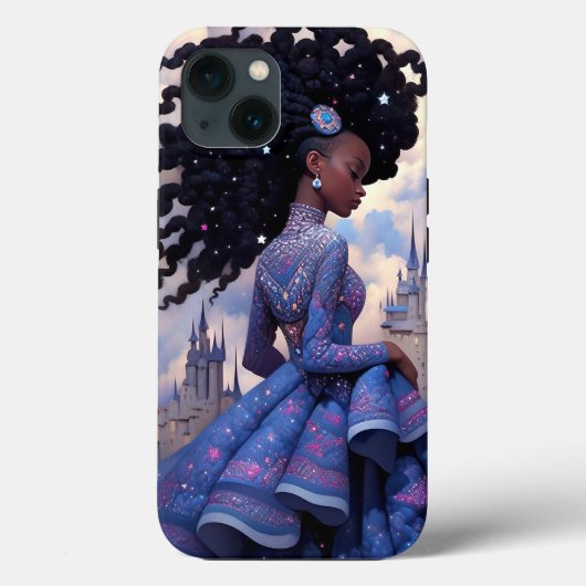 Black Princess Fantasy Kunst Case-Mate iPhone Case (Achterkant)