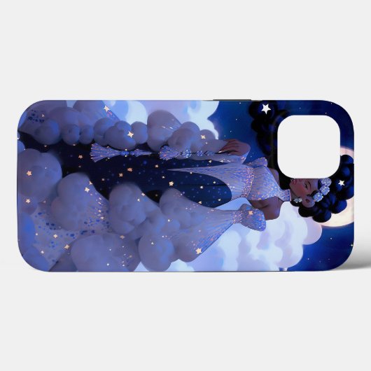 Black Princess Fantasy Kunst Case-Mate iPhone Case (Achterkant (horizontaal))