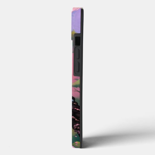 Black Princess Fantasy Kunst Case-Mate iPhone Case (Achterkant / Links)