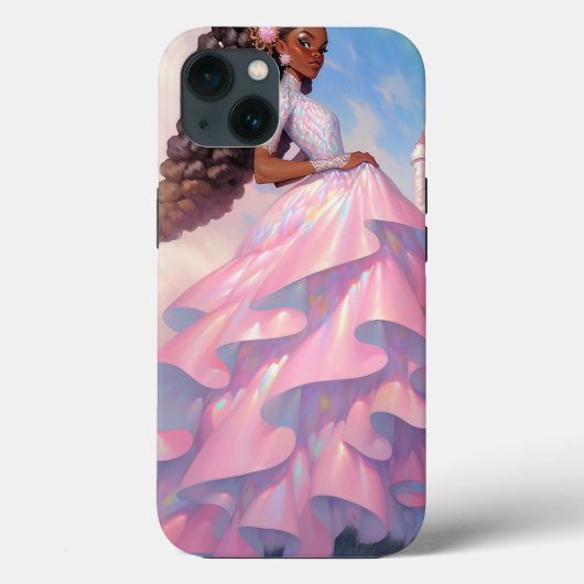 Black Princess Fantasy Kunst Case-Mate iPhone Case (Achterkant)