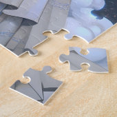 Black Princess Fantasy Kunst Legpuzzel (Zijkant)