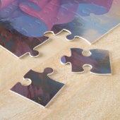 Black Princess Fantasy Kunst Legpuzzel (Zijkant)