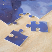 Black Princess Fantasy Kunst Legpuzzel (Zijkant)