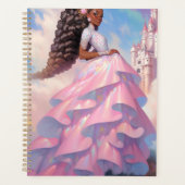 Black Princess Fantasy Kunst Planner (Voorkant)