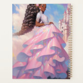 Black Princess Fantasy Kunst Planner (Achterkant)