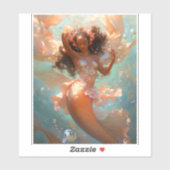 Black Princess Fantasy Kunst Sticker (Vel)