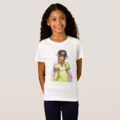 Black Princess & Frog girl tshirt (Voorkant volledig)