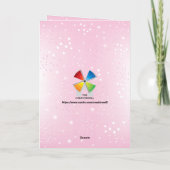 Black Princess Happy Birthday-kaart | Een leeftijd Kaart (Achterkant)