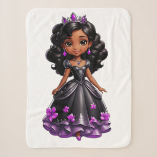 Black Princess Sherpa Deken