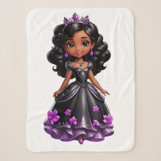 Black Princess Sherpa Deken (Voorkant)