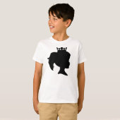 Black Princess Silhouette T-shirt (Voorkant volledig)