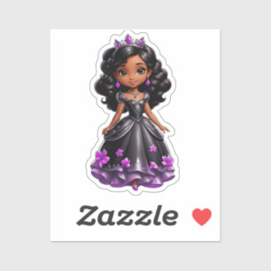 Black Princess Sticker