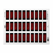Black Private Etiket (Full Sheet)