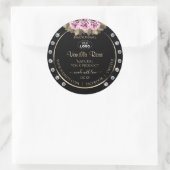 Black Product Packaging Labels Rozen Diamonds Logo (Tas)