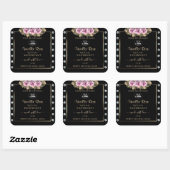 Black Product Packaging Labels Rozen Diamonds Logo (Vel)