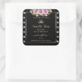 Black Product Packaging Labels Rozen Diamonds Logo (Tas)