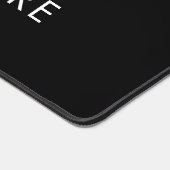 Black Professional Company Business Logo en tekst Bureaumat (Hoek)