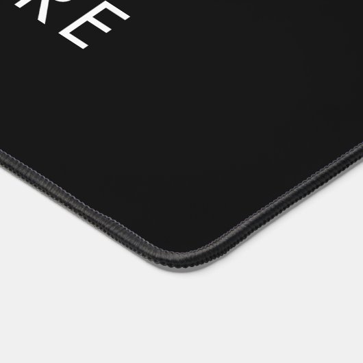 Black Professional Company Business Logo en tekst Bureaumat (Hoek)