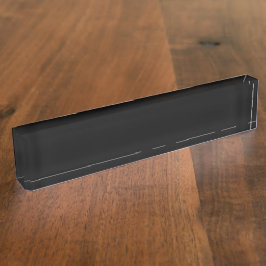 Black Professional Desk Naam Bord U kunt Persona Naambordje