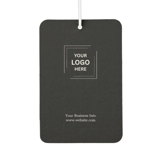 Black Professional Eenvoudige aangepaste zakelijke Luchtverfrisser (Voorkant)