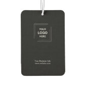 Black Professional Eenvoudige aangepaste zakelijke Luchtverfrisser (Achterkant)