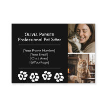 Black Professional Pet Sitter & Dog Walker 
