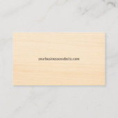 Black Professional Wood Pallet Crate Visitekaartje (Achterkant)