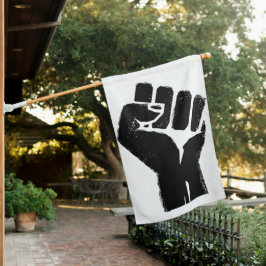 Black Protest Fist Huisvlag