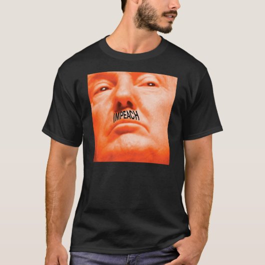 Black Protest Trump Tee Shirt (Voorkant)