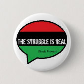 Black Proverb Button (Voorkant)