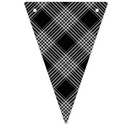 Black Pset Gefeliciteerd met Bunting Banner (Eerste vlag)