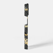 Black Pset Golden Butterflies iPhone 14 Hoesjes iPhone Hoesje (Rechterkant)