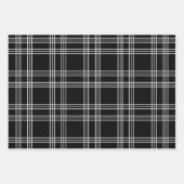Black Pset Tartan Inpakpapier Vel (Voorkant 2)