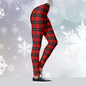 Black Pset Tartan Yoga-kerstfeestdag Leggings